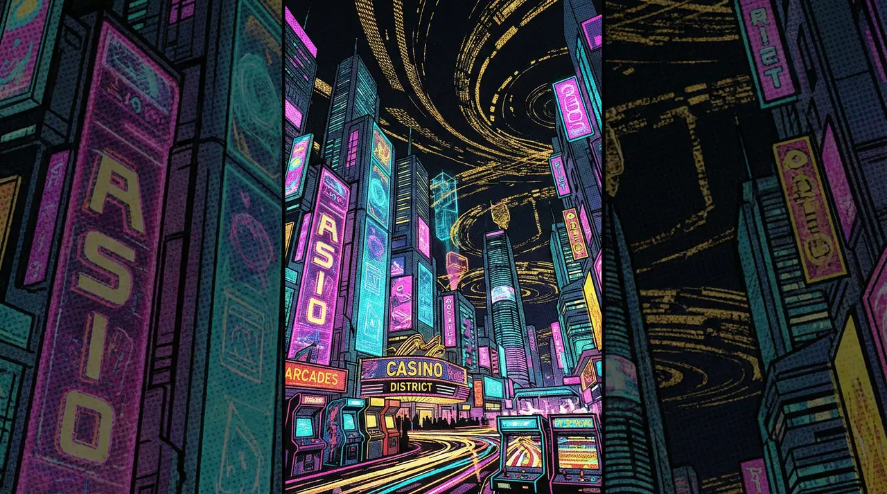 豪门国际 - 赛博不夜城波普艺术全景